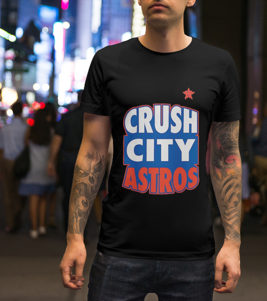 Houston Astros Crush City Astros Baseball Fan T-Shirt