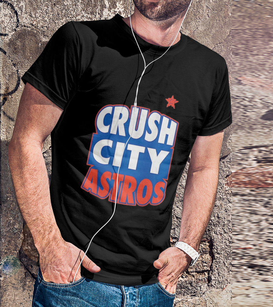 Houston Astros Crush City Astros Baseball Fan T-Shirt