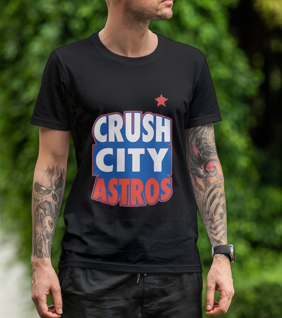 Houston Astros Crush City Astros Baseball Fan T-Shirt