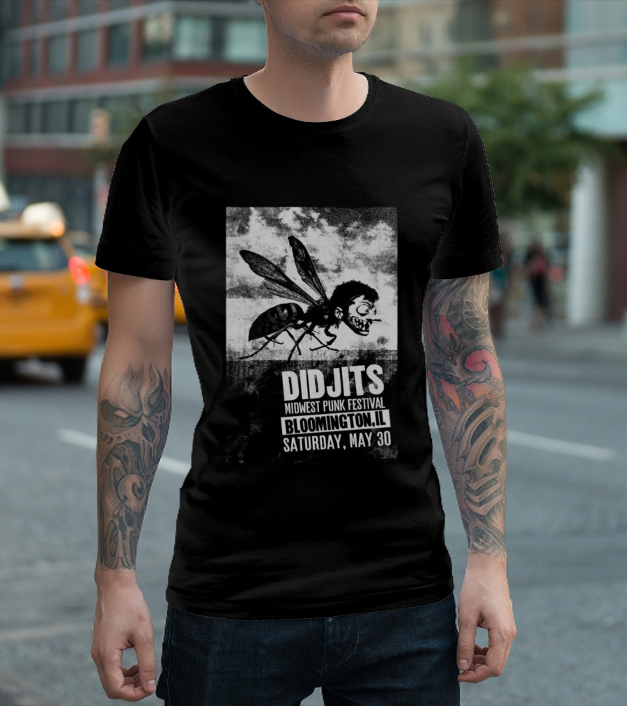 Didjits Midwest Punk Festival Bloomington IL Saturday May 30 T-Shirt