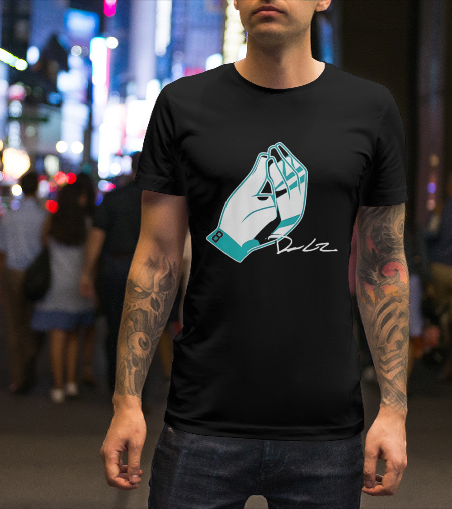 Dominic Canzone Seattle Mariners Che Vuoi Hand Gesture 8 Signature T-Shirt