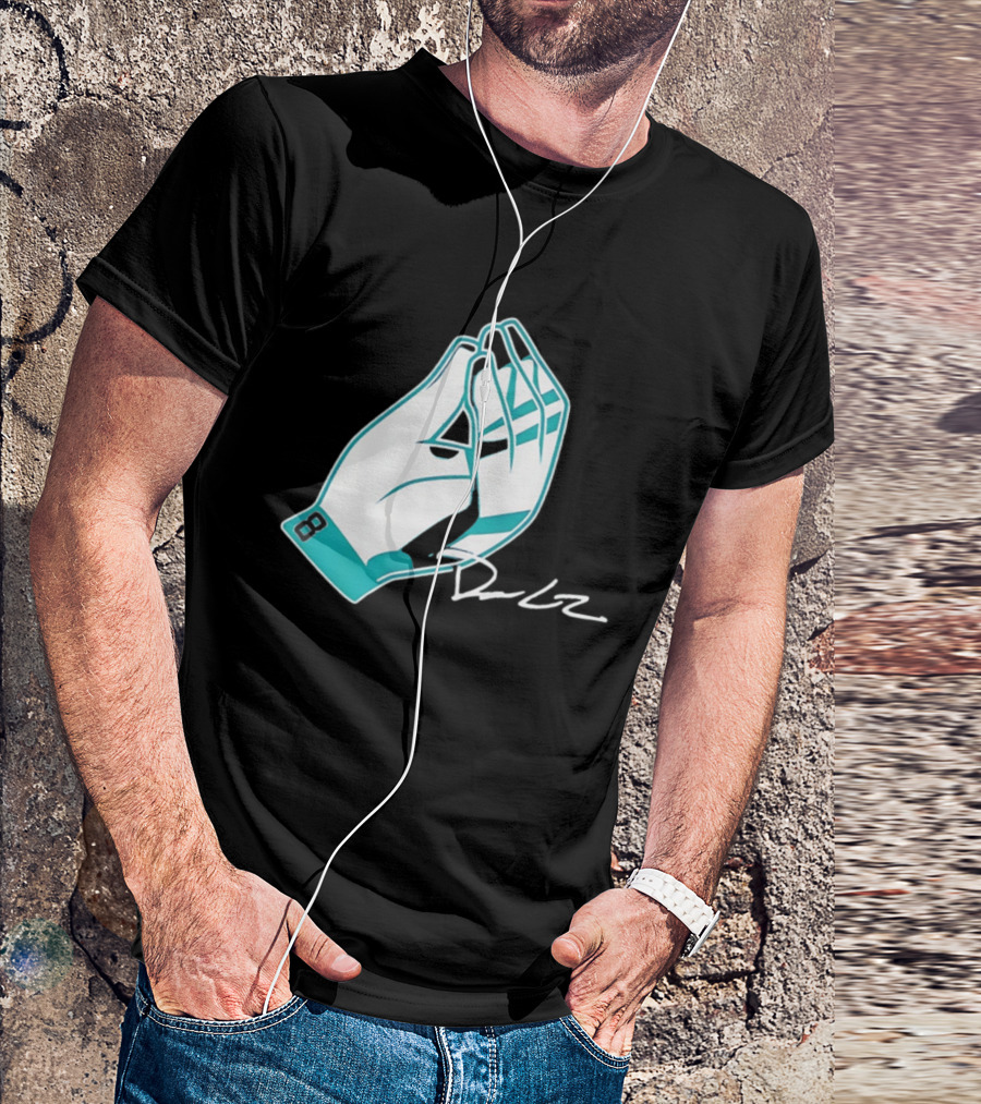 Dominic Canzone Seattle Mariners Che Vuoi Hand Gesture 8 Signature T-Shirt