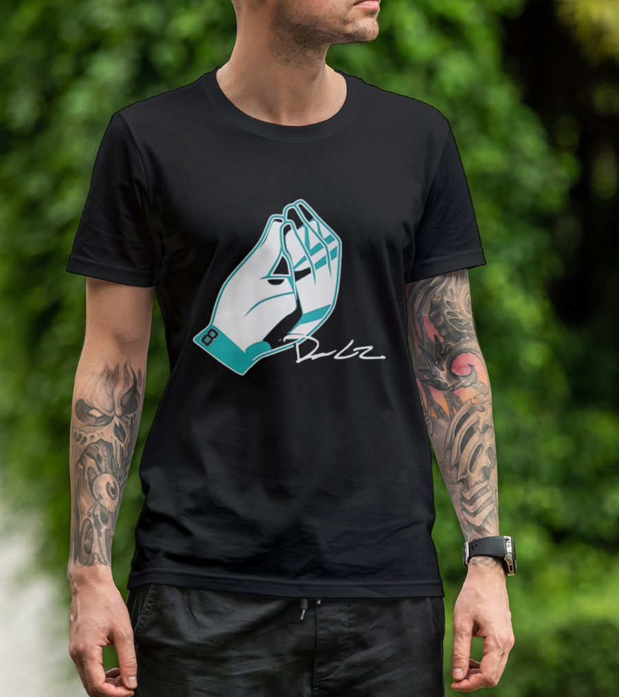 Dominic Canzone Seattle Mariners Che Vuoi Hand Gesture 8 Signature T-Shirt