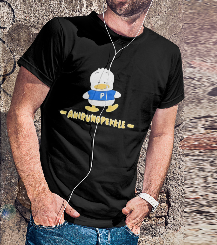 AhirunoPekkle P Blue Sanrio Character Duck T-Shirt