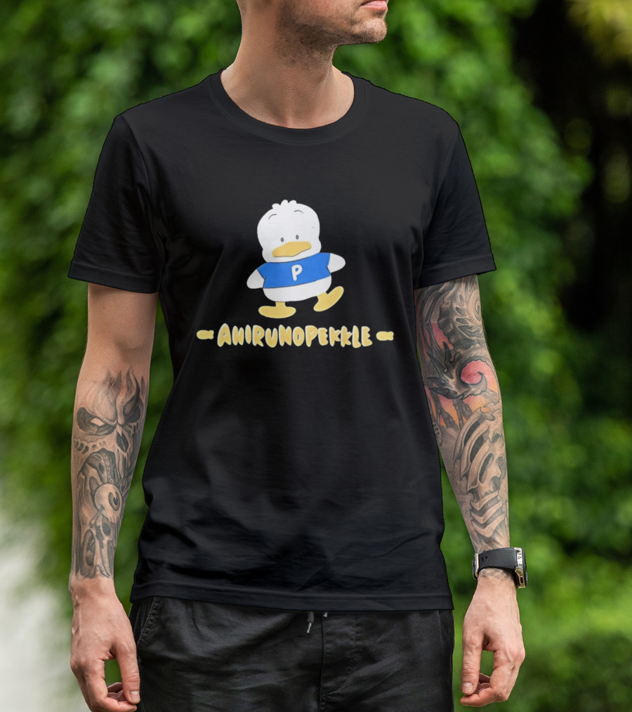 AhirunoPekkle P Blue Sanrio Character Duck T-Shirt
