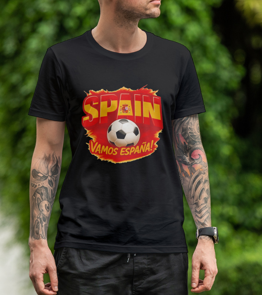 Spain Vamos España Soccer Ball T-Shirt