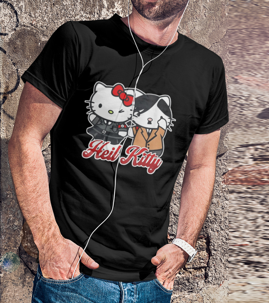 Heil Kitty Hitler Hello Kitty T-Shirt