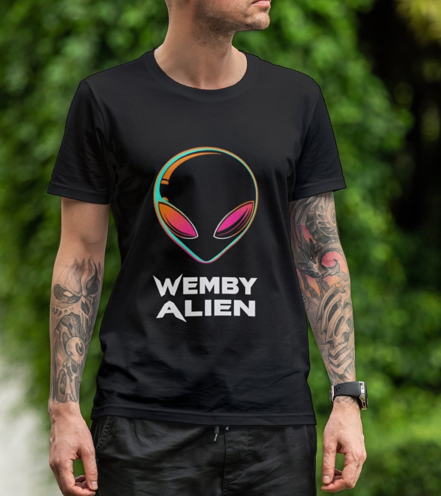 Wemby Alien San Antonio Spurs Fiesta Extraterrestrial Edition T-Shirt