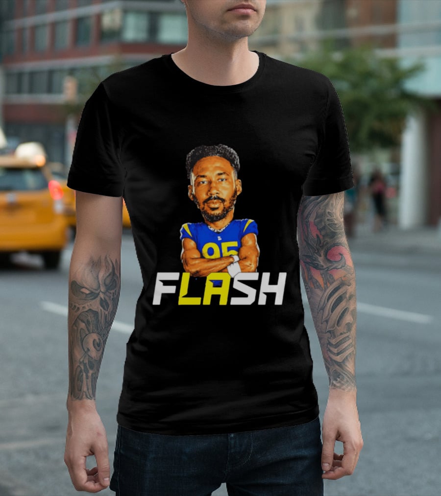 Los Angeles Rams Flash 95 Poona Ford T-Shirt