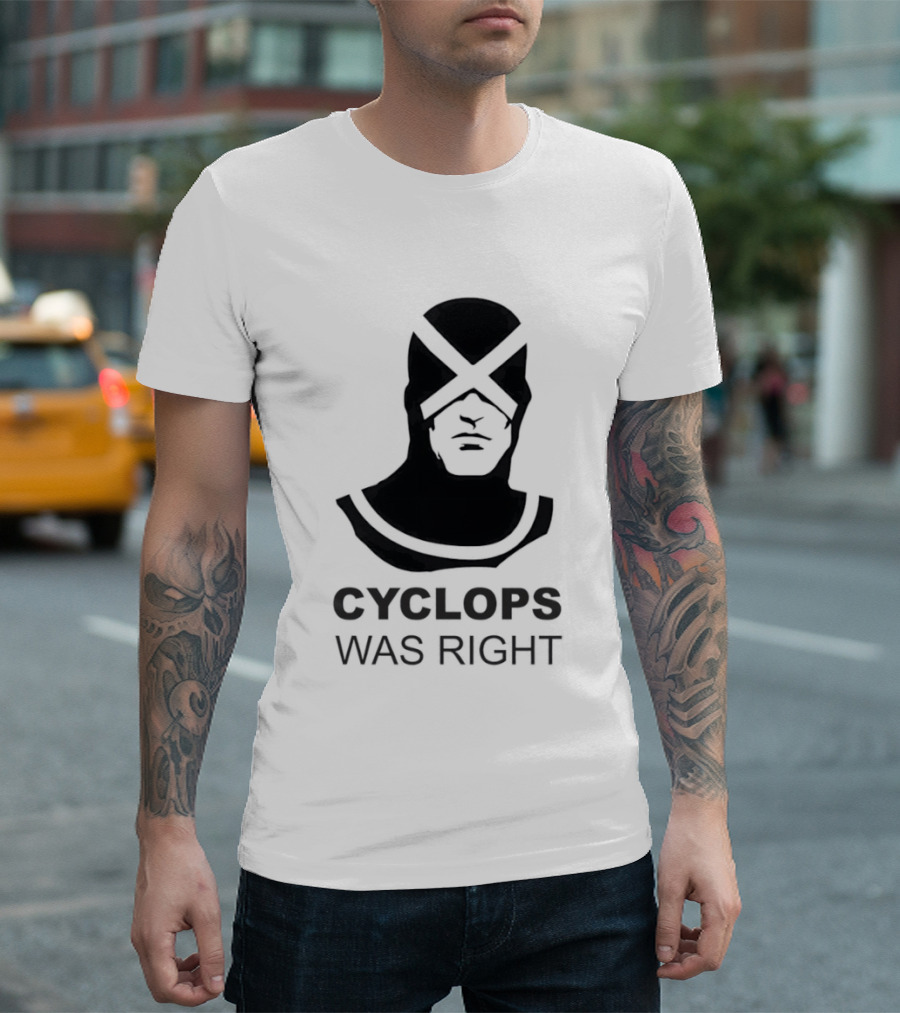 Cyclops Was Right X Men Marvel Comics T-Shirt