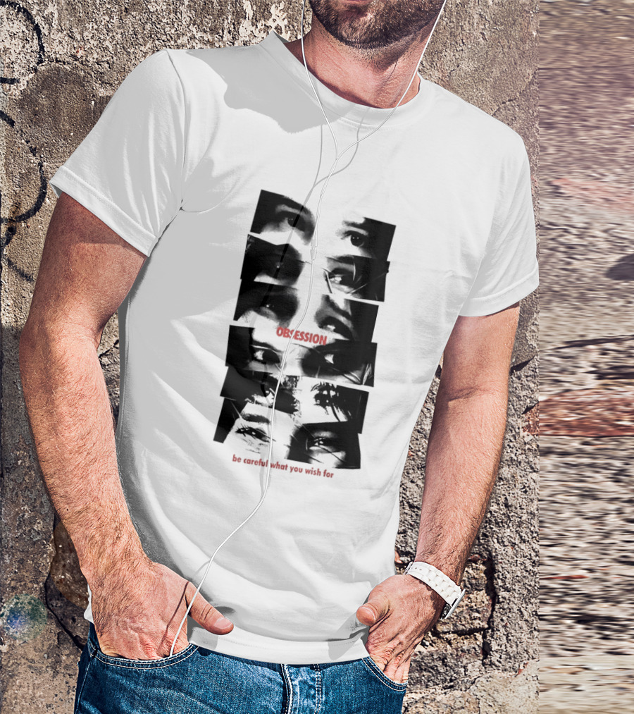 Inde Navarrette Obsession Black Red Grunge T-Shirt
