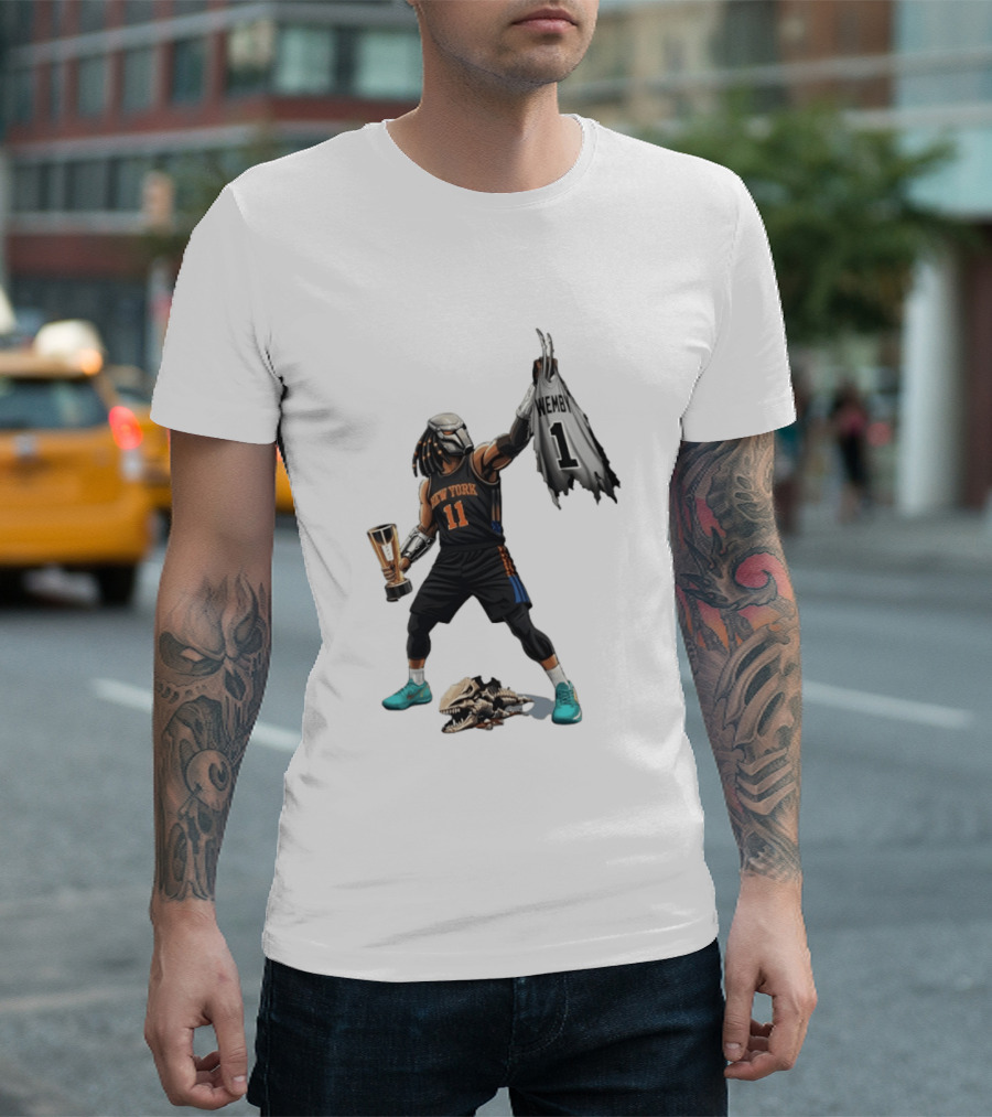 Jalen Brunson Warrior New York Knicks NBA Trophy Wemby 2026 T-Shirt