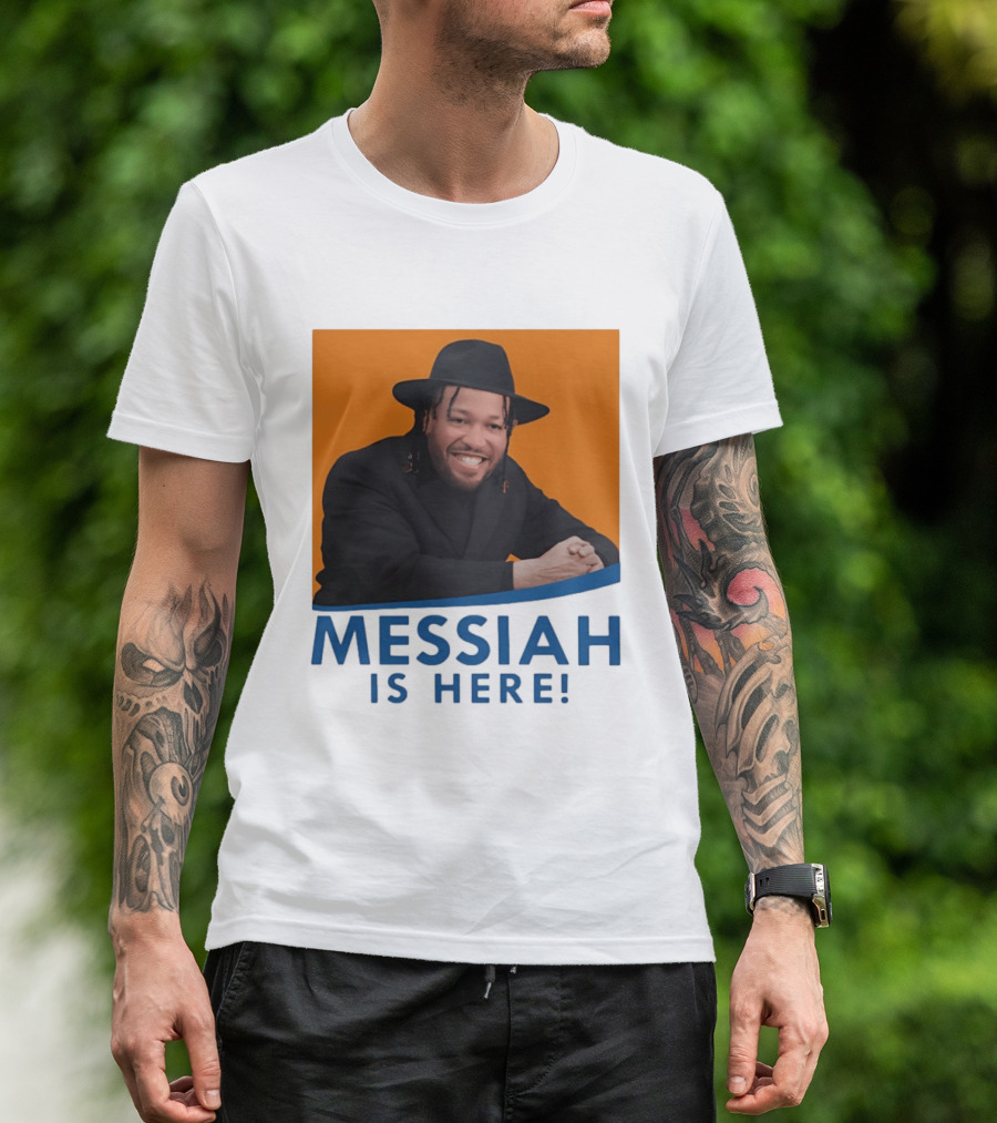 Jalen Brunson Nissim Black New York Knicks Messiah Is Here T-Shirt