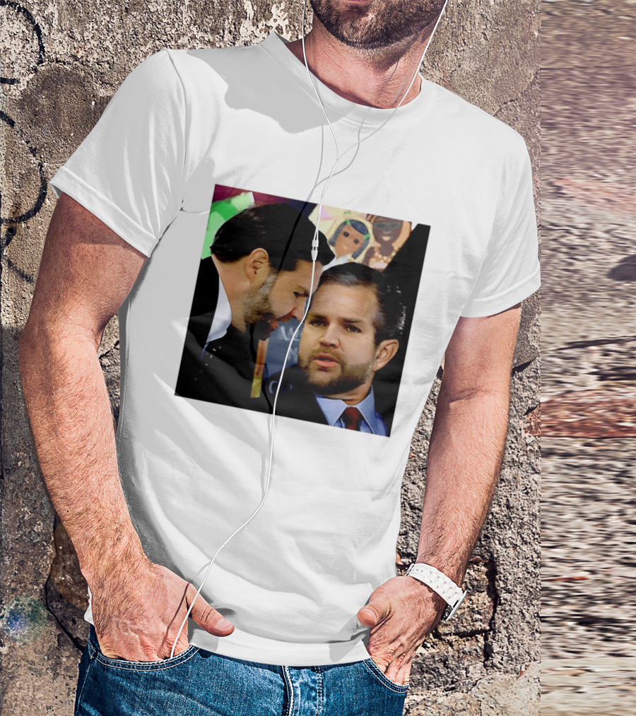 JD Vance And Jerry Falwell Jr Whispering In The American T-Shirt
