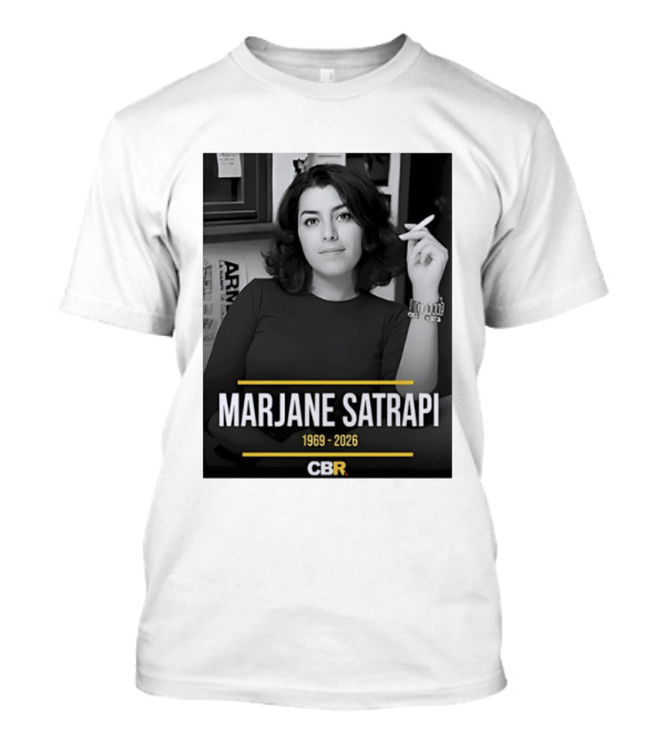 Marjane Satrapi 1969 2026 CBR Memorial T-Shirt