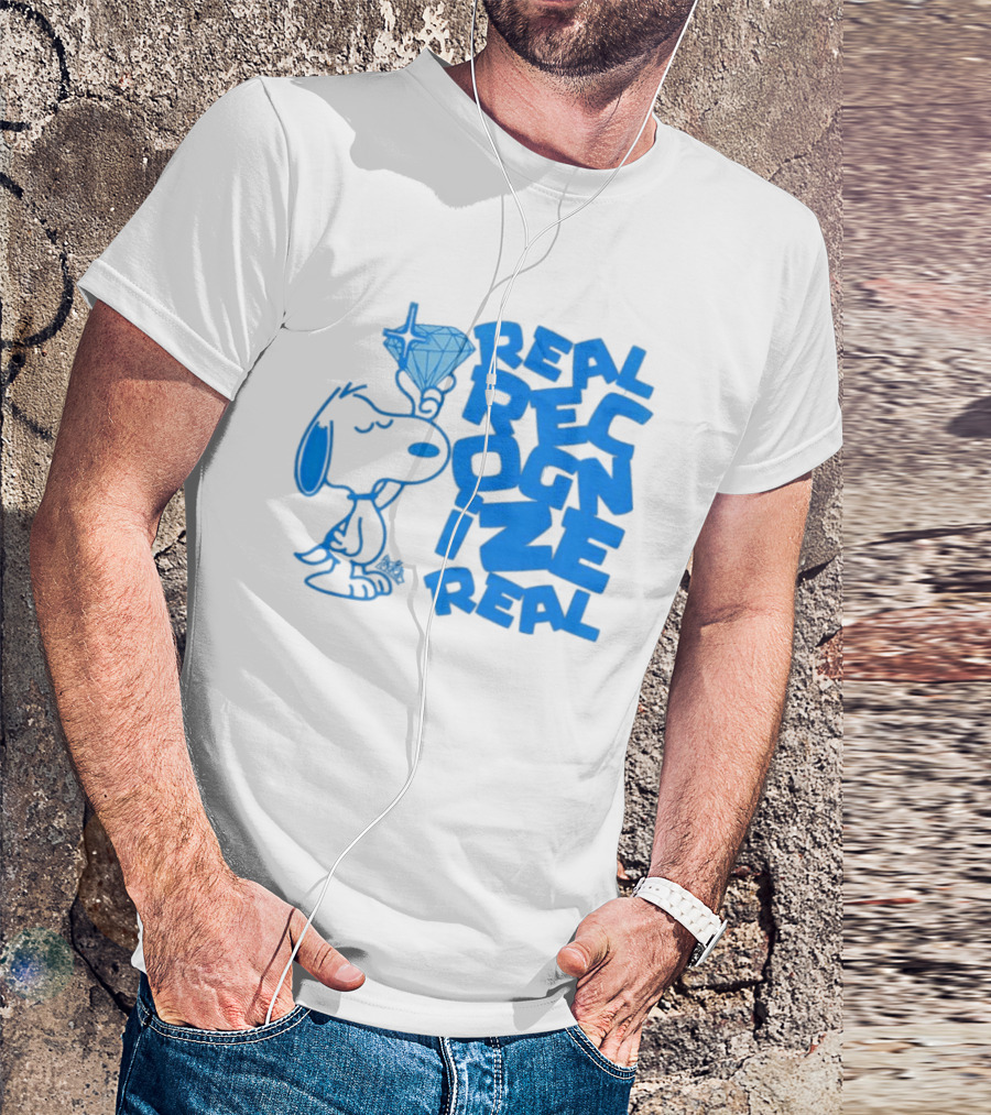 Snoopy Peanuts Real Recognize Real Diamond T-Shirt