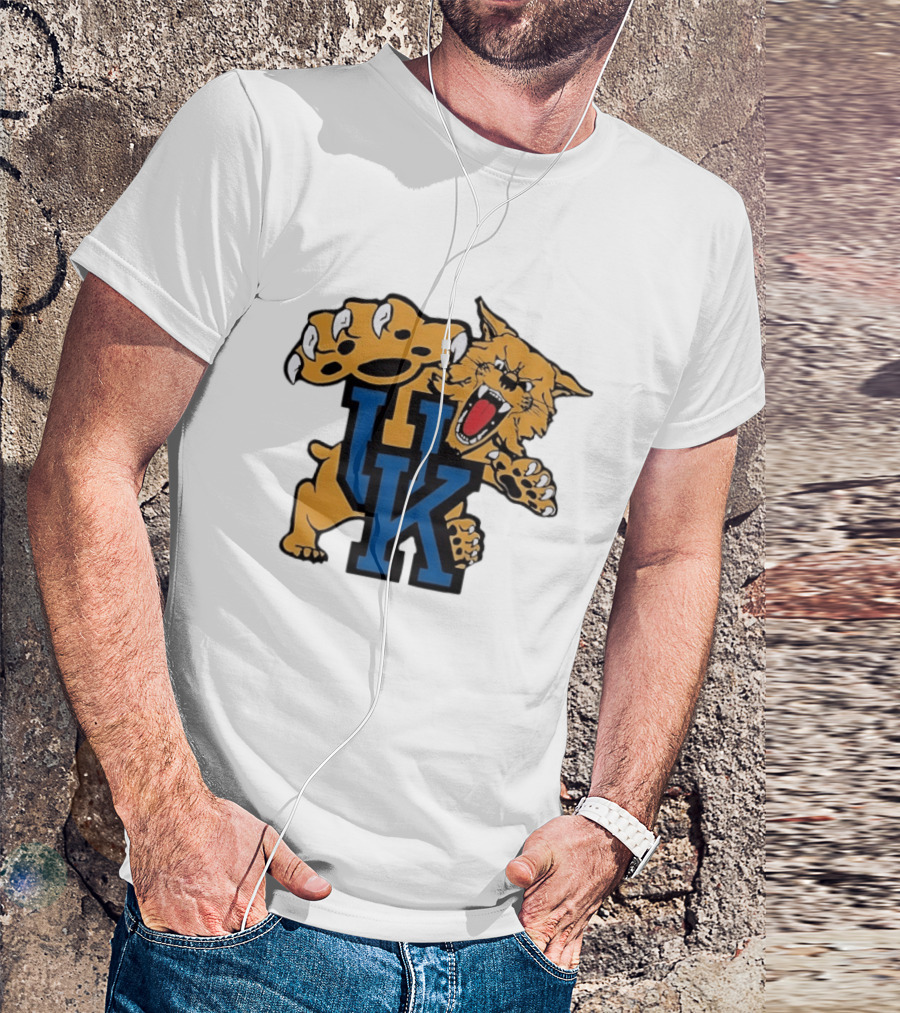 University Of Kentucky Wildcats UK Claw Mascot Sports Team T-Shirt