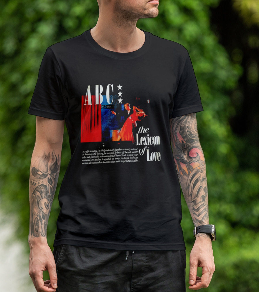 ABC The Lexicon Of Love A Z Affectionately Alphabetically T-Shirt