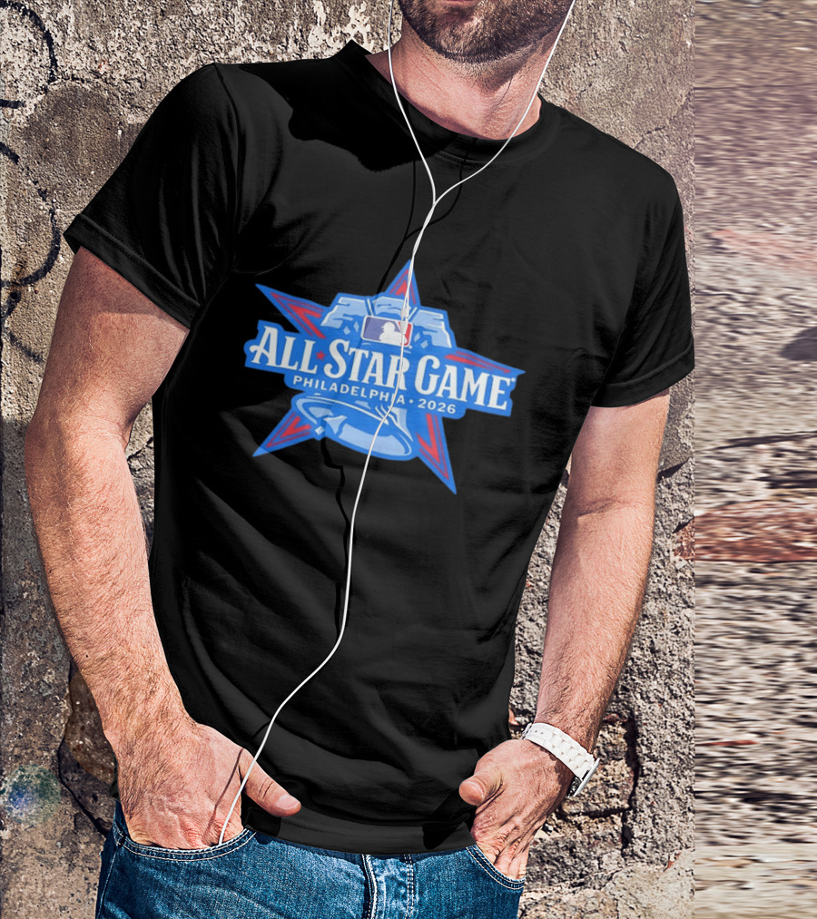 All Star Game Philadelphia 2026 MLB Liberty Bell Baseball T-Shirt