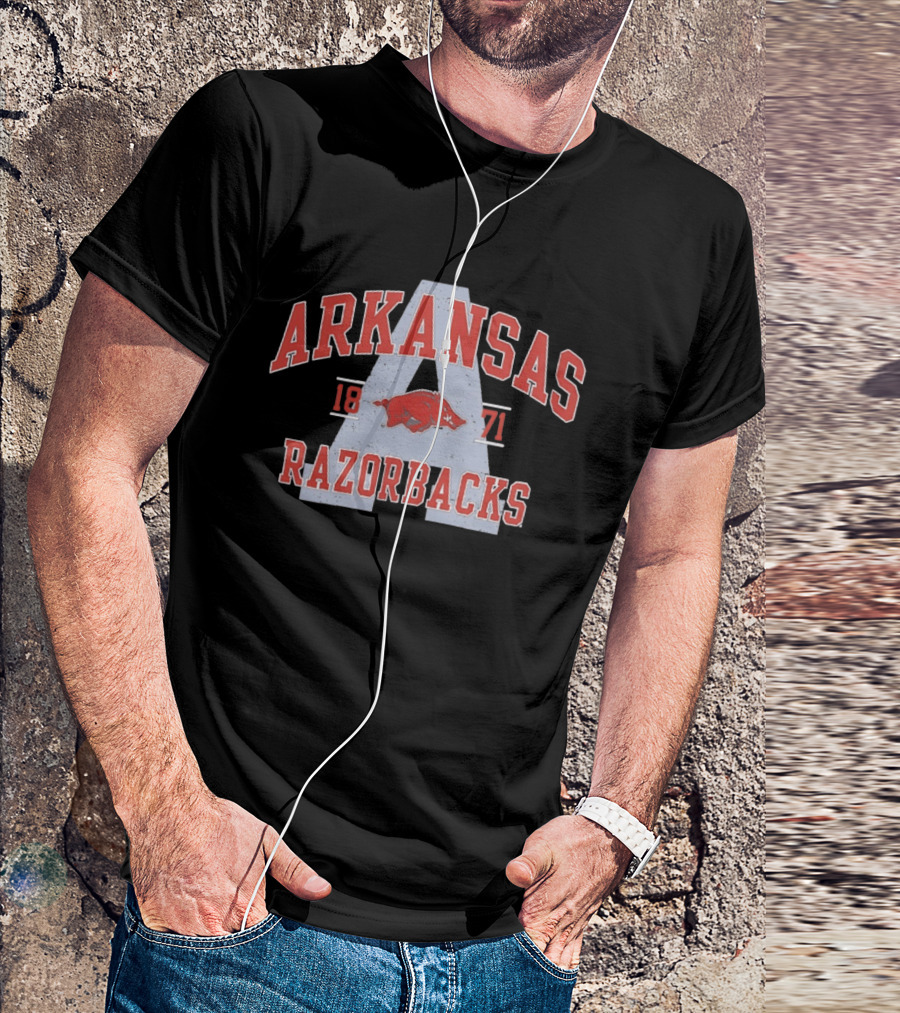 Arkansas Razorbacks 1871 University Of Arkansas Team Spirit Sportswear T-Shirt
