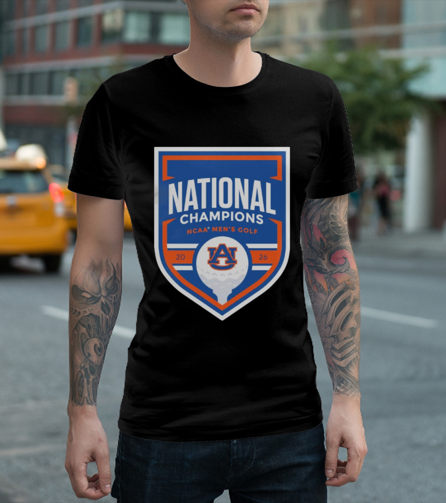 Auburn Tigers National Champions 2026 NCAA Men's Golf T-Shirt