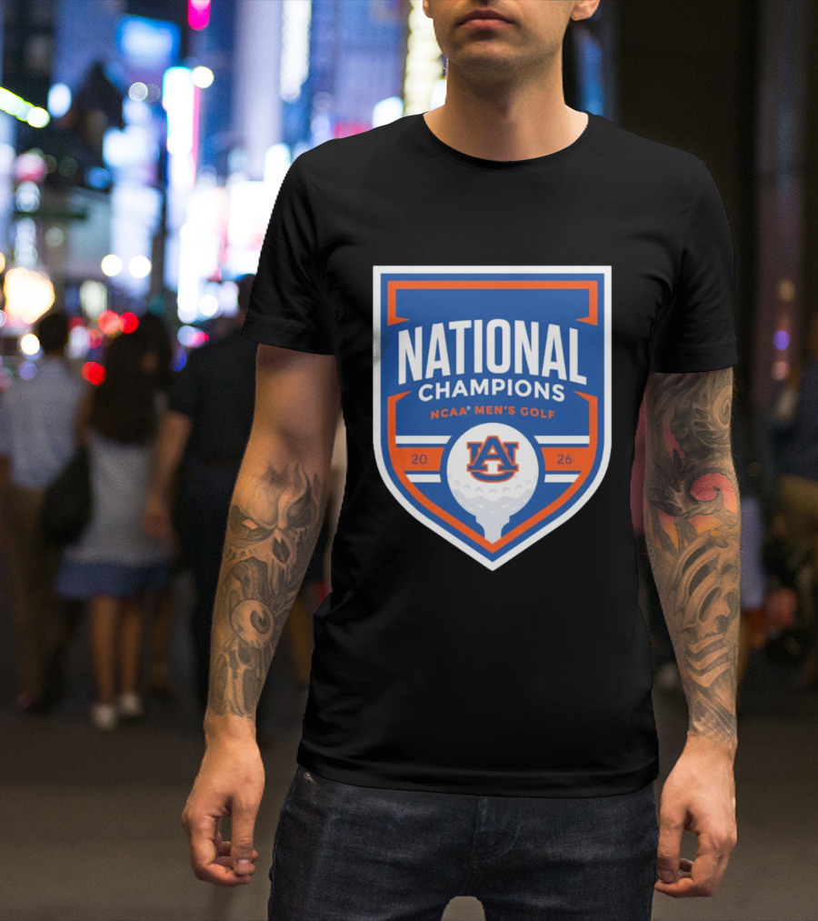 Auburn Tigers National Champions 2026 NCAA Men's Golf T-Shirt