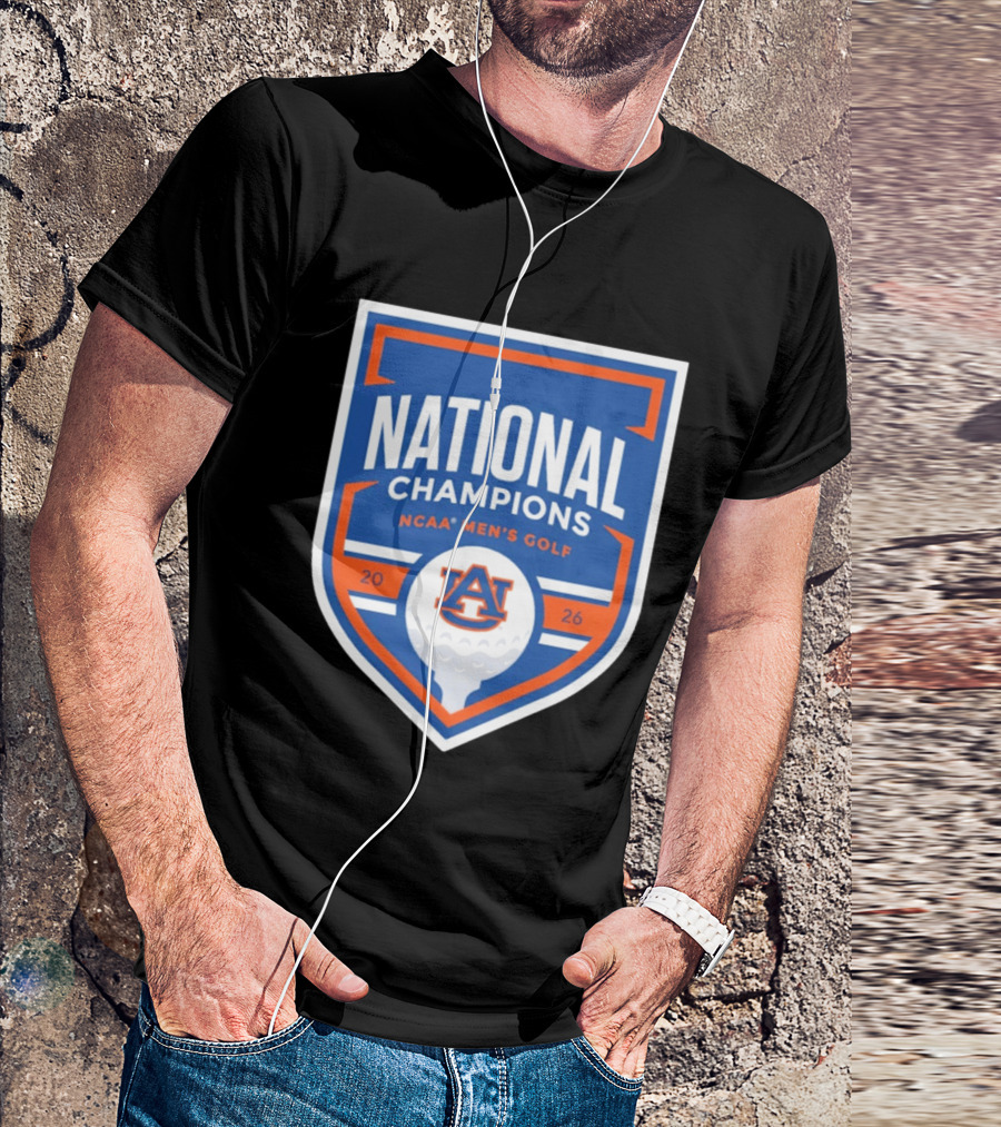 Auburn Tigers National Champions 2026 NCAA Men's Golf T-Shirt