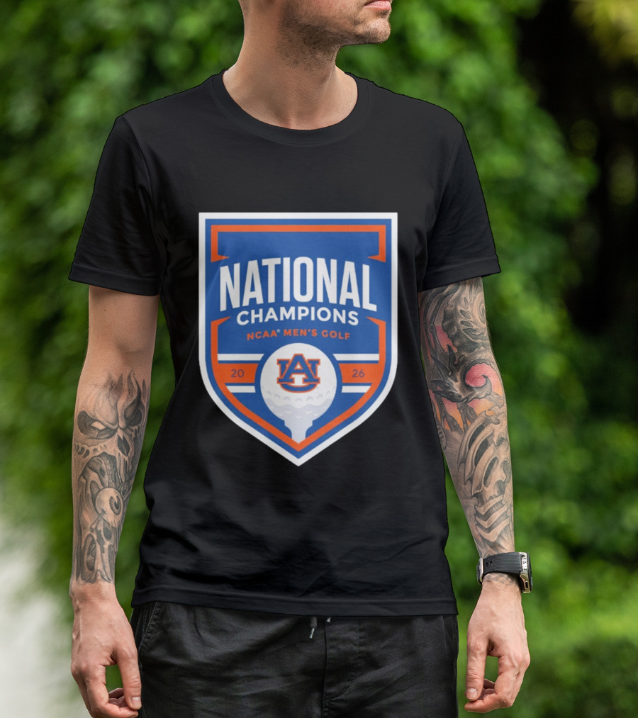 Auburn Tigers National Champions 2026 NCAA Men's Golf T-Shirt