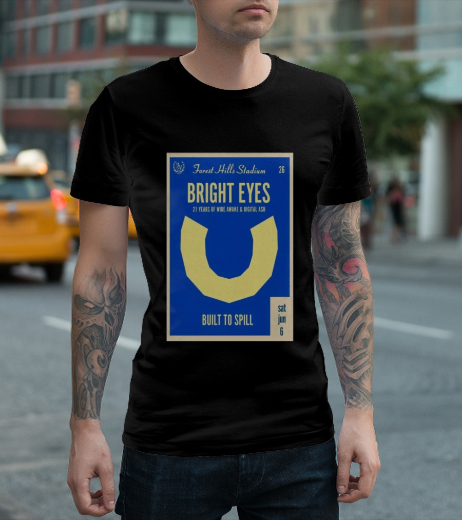 Forest Hills Stadium Bright Eyes 21 Years Of Wide Awake And Digital Ash Built To Spill June 6 T-Shirt