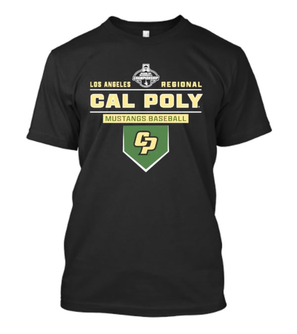 Cal Poly Mustangs Baseball 2026 Los Angeles Regional CP T-Shirt
