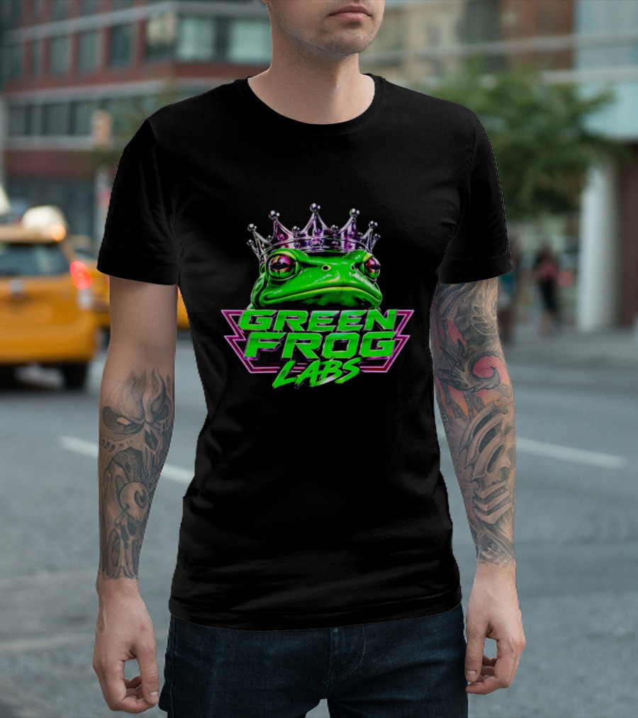 Green Frog Labs Crown Frog Royalty T-Shirt