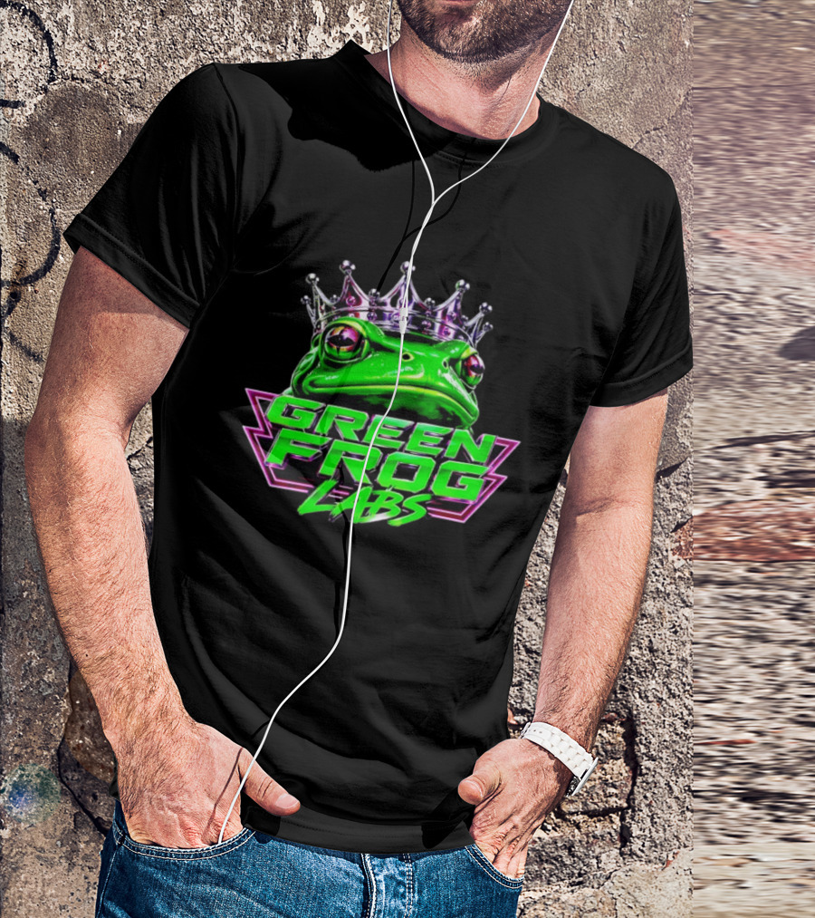 Green Frog Labs Crown Frog Royalty T-Shirt