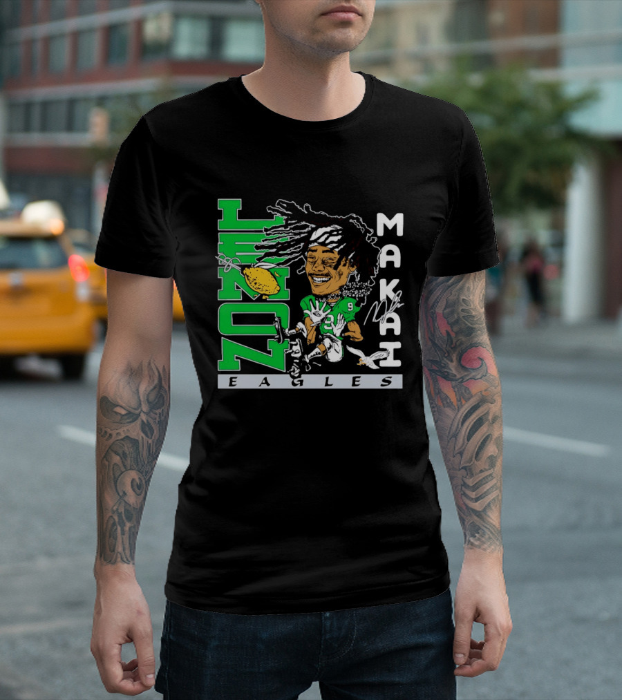 Lemon Zone Makai Eagles Jalen Hurts Philadelphia T-Shirt
