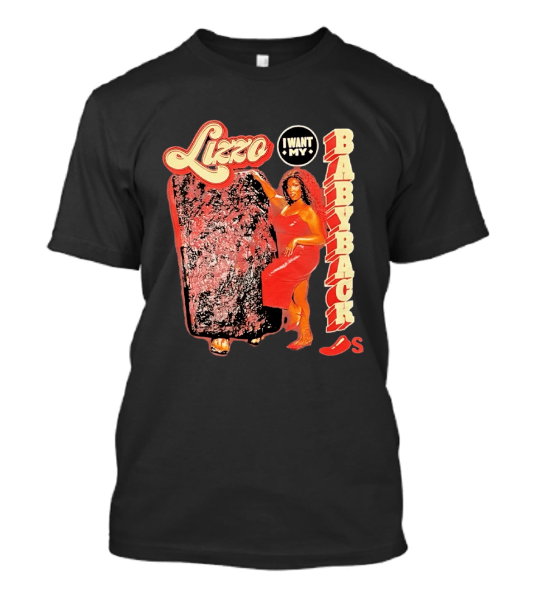 Lizzo I Want My Babyback Ribs Chili's T-Shirt