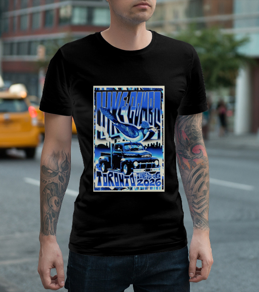 Luke Combs Toronto June 6 2026 Blue Jay Truck Concert Tour T-Shirt