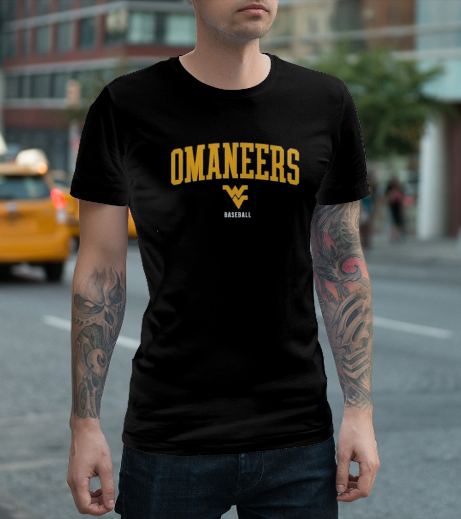 West Virginia OmaNeers Baseball WVU Sports Fan T-Shirt