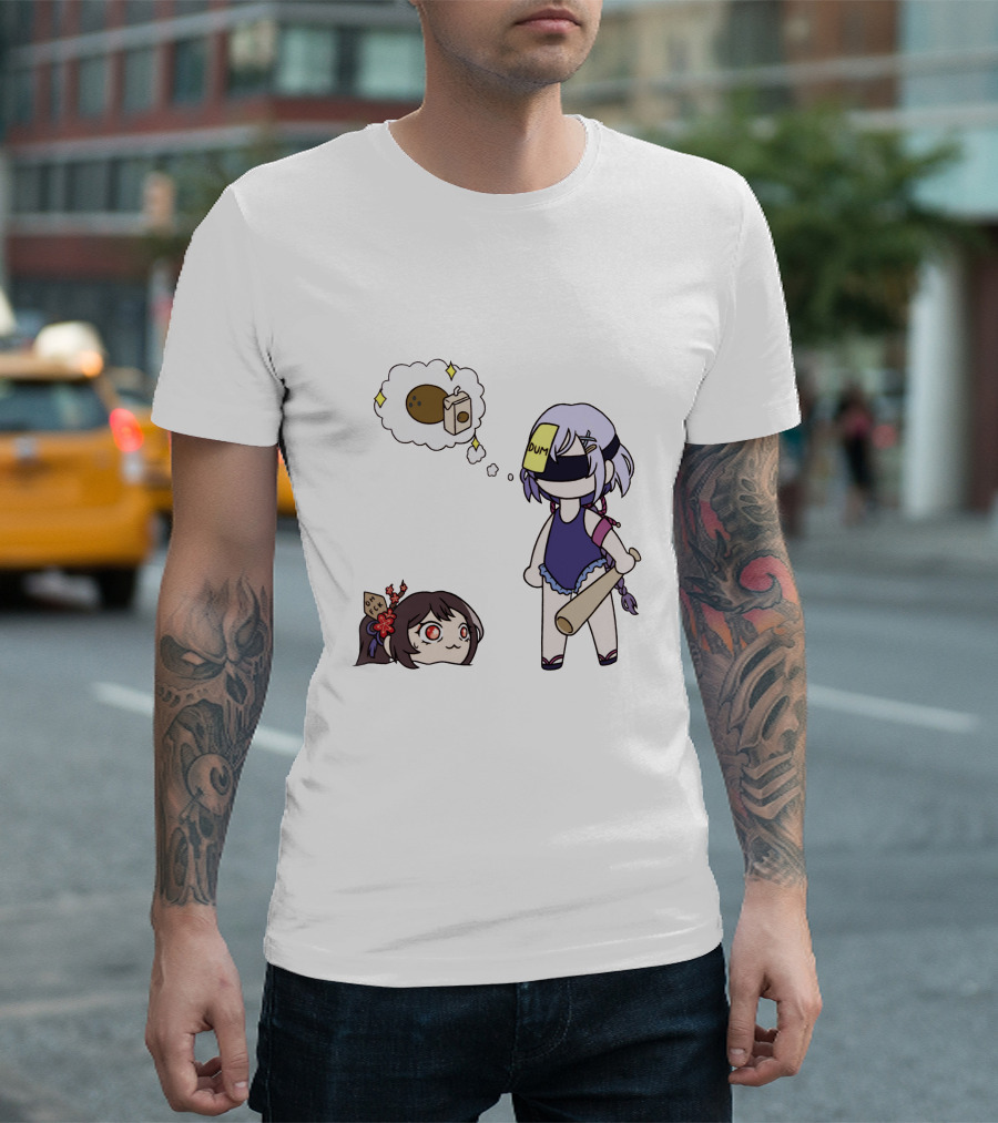 Qiqi Dumpling Vision With Hutao Adorable Interaction T-Shirt