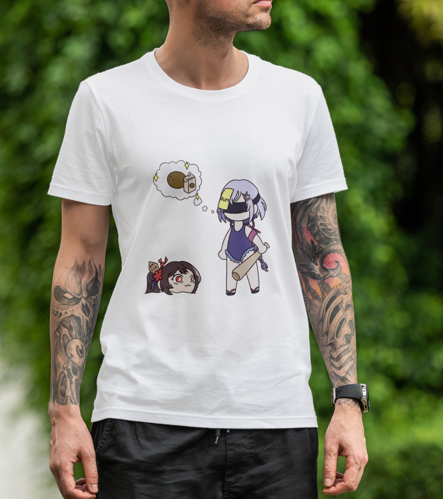 Qiqi Dumpling Vision With Hutao Adorable Interaction T-Shirt
