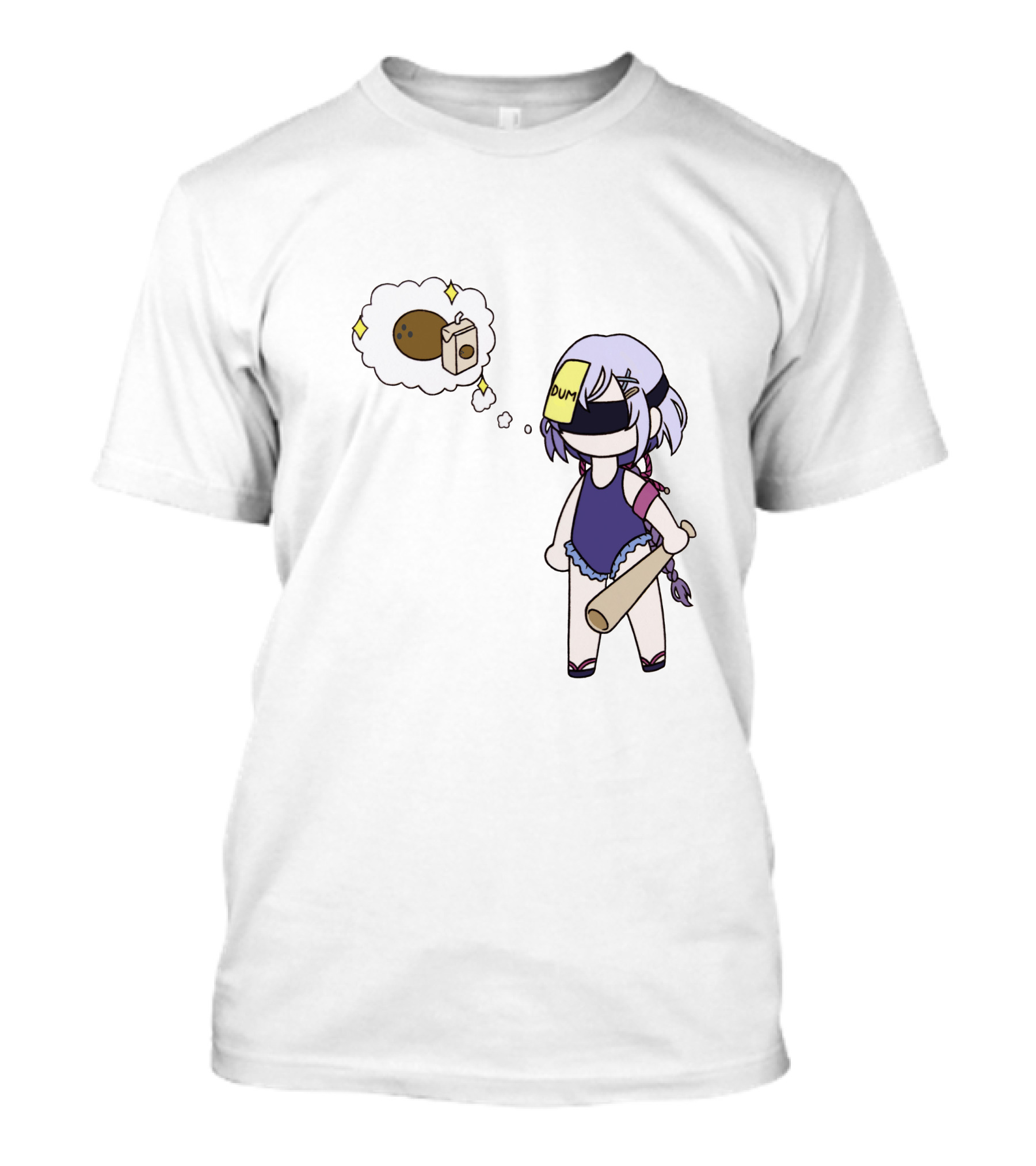 Qiqi Genshin Impact Dull Vision Dumpling Daydream T-Shirt