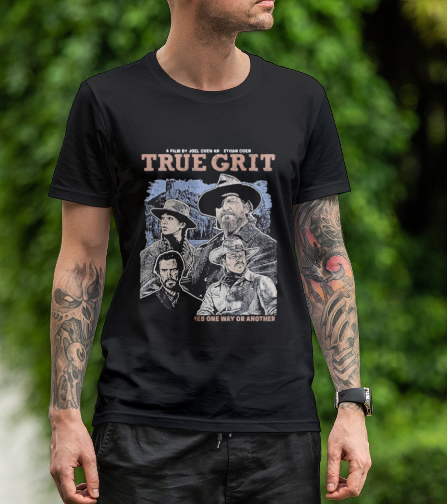 A Film By Joel Coen And Ethan Coen True Grit One Way Or Another Cast Illustration T-Shirt