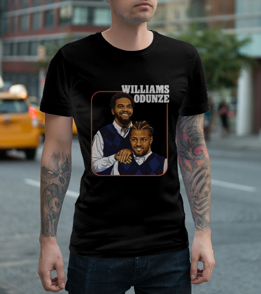 Caleb Williams Rome Odunze Vintage Step Brothers Bears T-Shirt