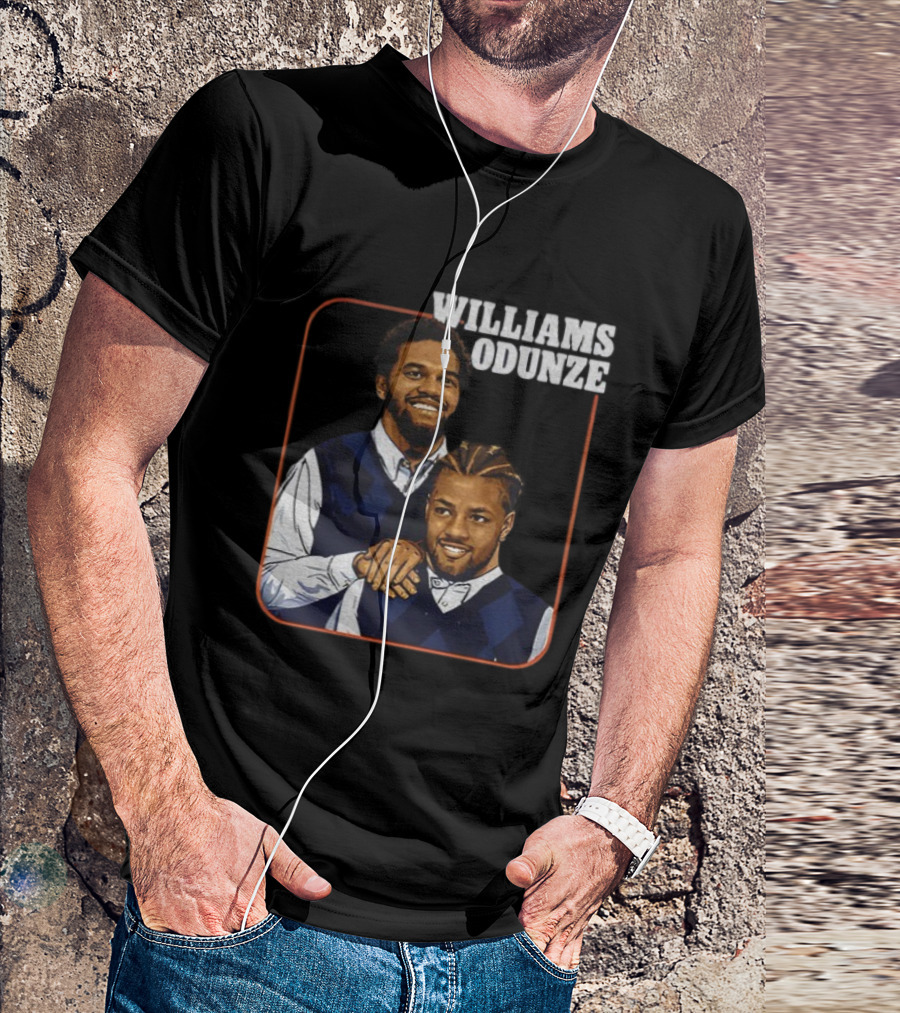 Caleb Williams Rome Odunze Vintage Step Brothers Bears T-Shirt