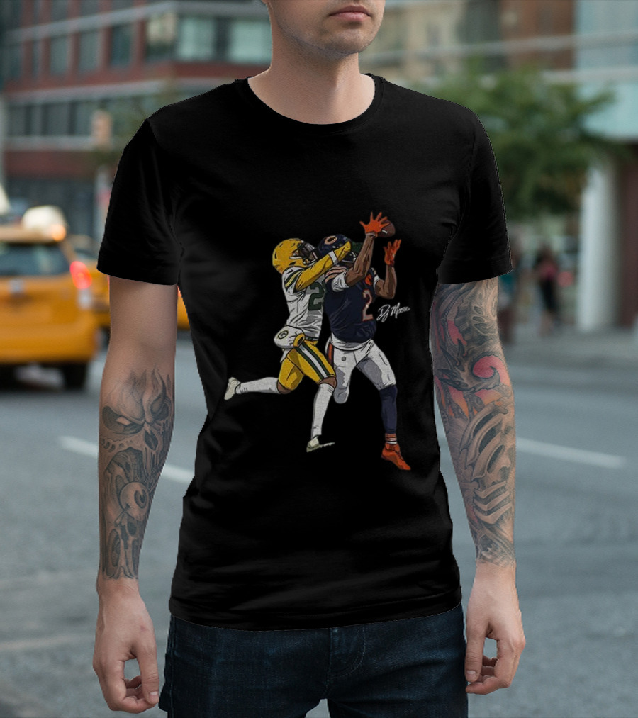 DJ Moore Chicago Bears Game-Winning Touchdown Against Green Bay Packers T-Shirt