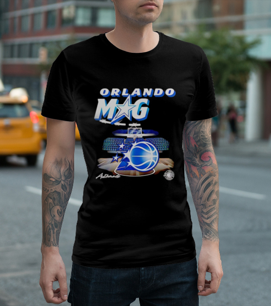 Authmade Orlando Magic Basketball Arena Stars T-Shirt