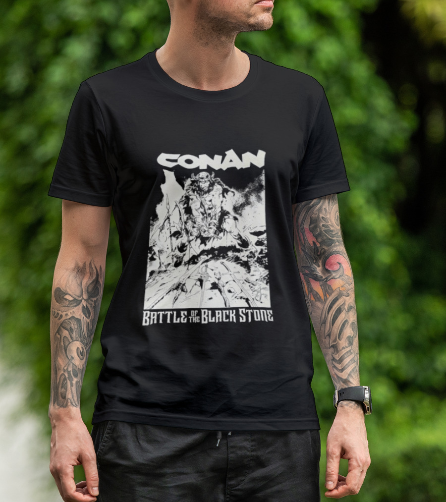 Conan Battle Of The Black Stone Fantasy Adventure T-Shirt