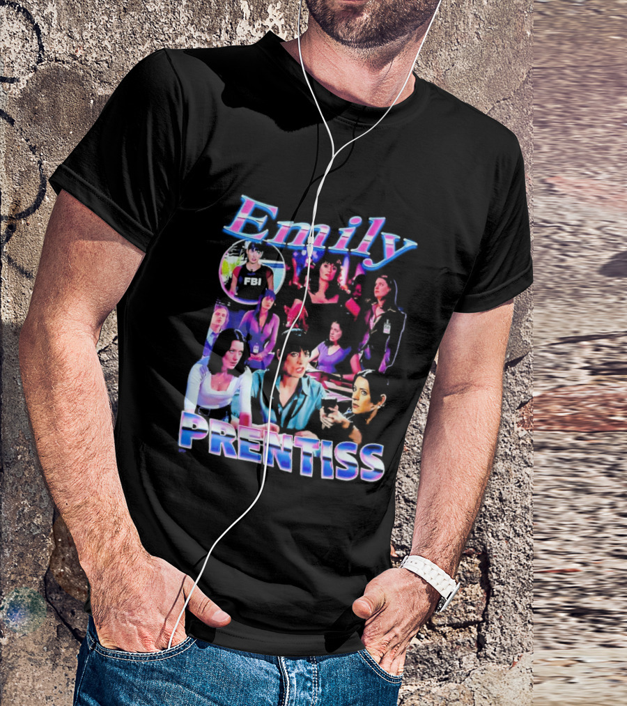 Emily Prentiss FBI Criminal Minds Collage T-Shirt