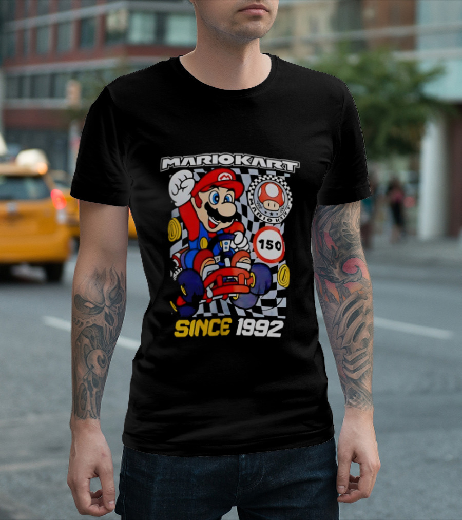 Super Mario Kart Racing Champion 150cc Since 1992 T-Shirt