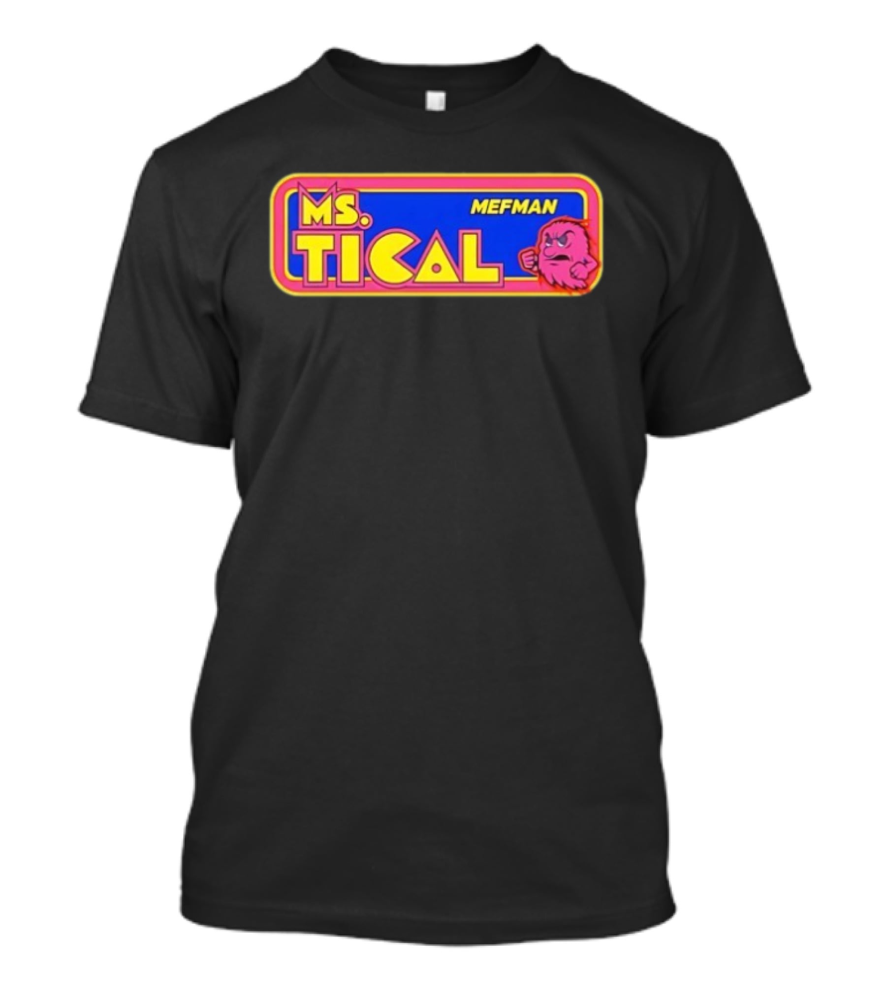 Ms Tical Mefman Retro Gaming Style T-Shirt