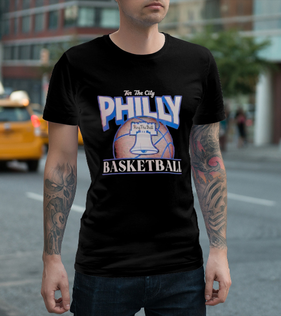 Philly Basketball For The City Liberty Bell T-Shirt