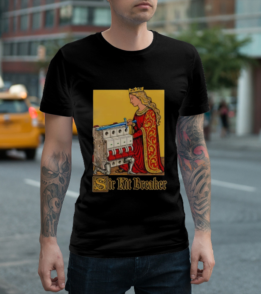 Sir Kit Breaker RuneScape Medieval Knight Parody T-Shirt